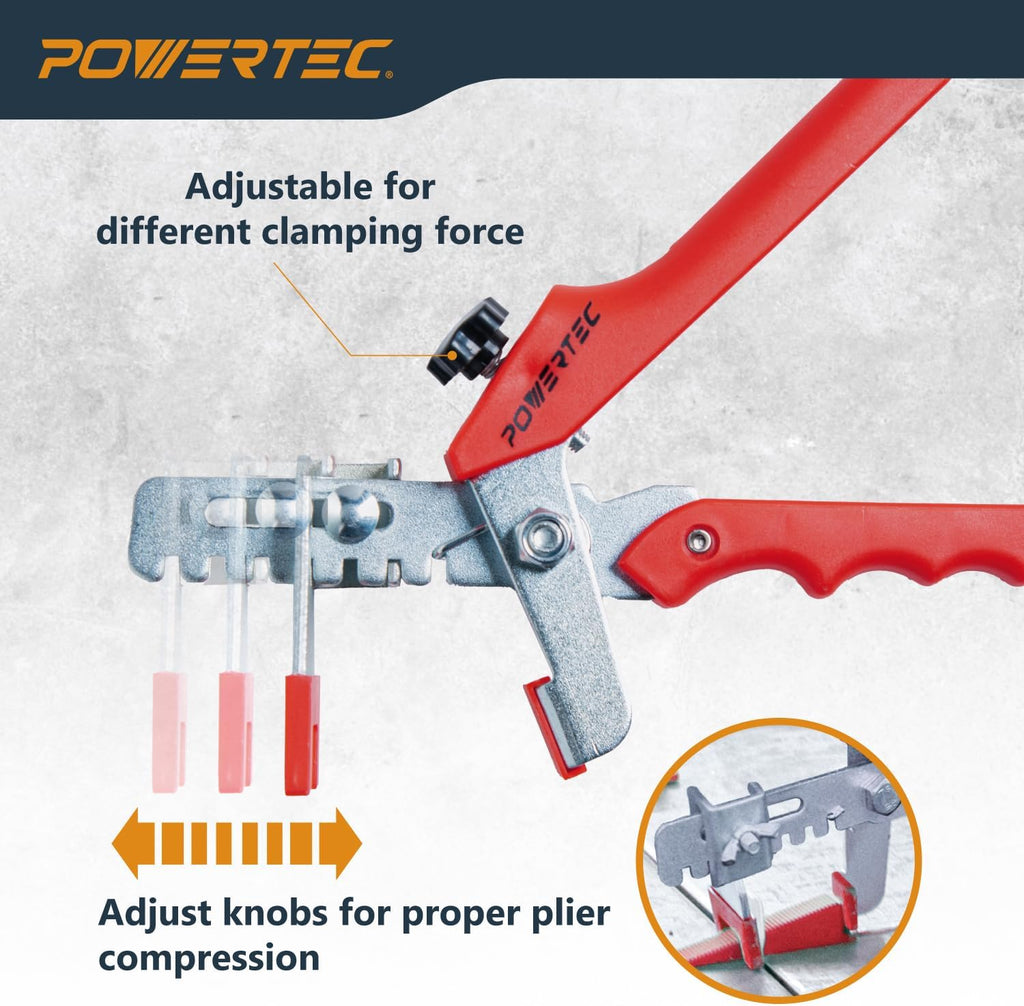 Tile Leveling System Tile Leveling Pliers for Floor and Wall Tile Installation, 1 Pack (71896)