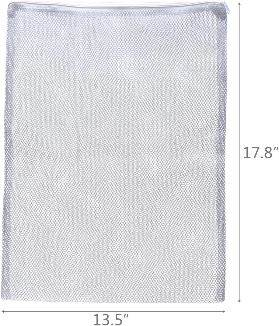 Aquarium Mesh Bags Large Filter Media Bags, 17.8" by 13.5", 4pcs