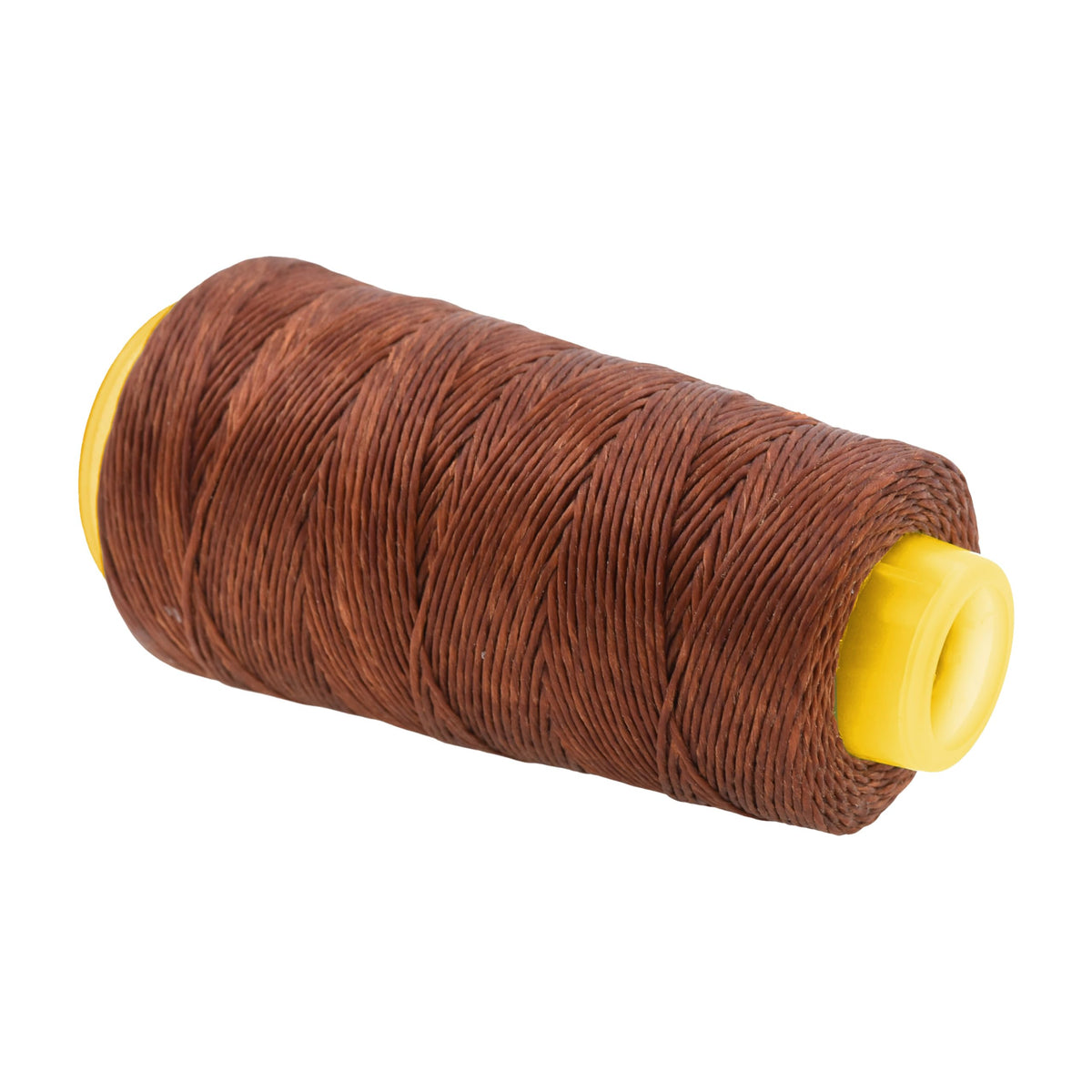 1mm Brown Waxed Twine for Rope Whipping with Needle, 164 YDs