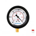 UHARBOUR Pressure Vacuum Gauge -30 inhg/30 PSI, 2-1/2" Dial Liquid