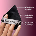 Triangle Powder Puffs 3 Pcs, Velour Makeup Puffs for Foundation