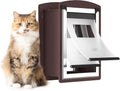 Cat Door for Wall,Steel Frame,Interior and Exterior Wall,Small