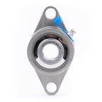 XIKE 2 Pcs SUCFL204-12 Bore 3/4" All Stainless Steel Pillow Block Bearings.