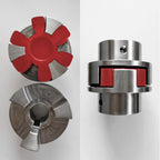 uxcell 4pcs GS28 Coupling Insert, Urethane Flexible Solid Type Jaw Coupling Center Insert for L-Jaw Couplings L-Jaw Couplers Set, Red