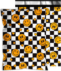 Poly Mailers 6x9 Inch, 100 Pack, Smiley Checkered Shipping Bags