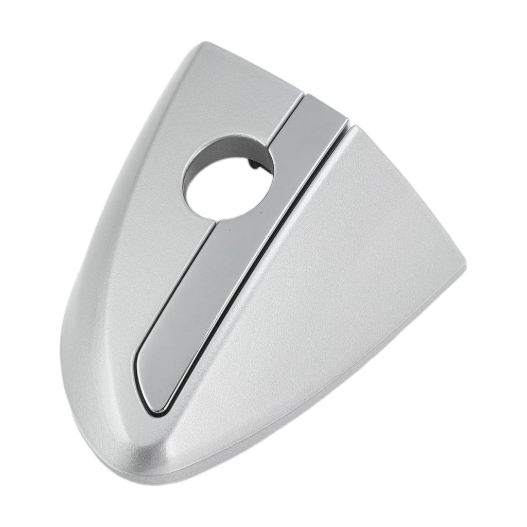 RATCHROLL Front Left Door Handle Lock Cylinder Cover for Toyota Corolla 2014-2018 ABS Silver Tone 1 Pc