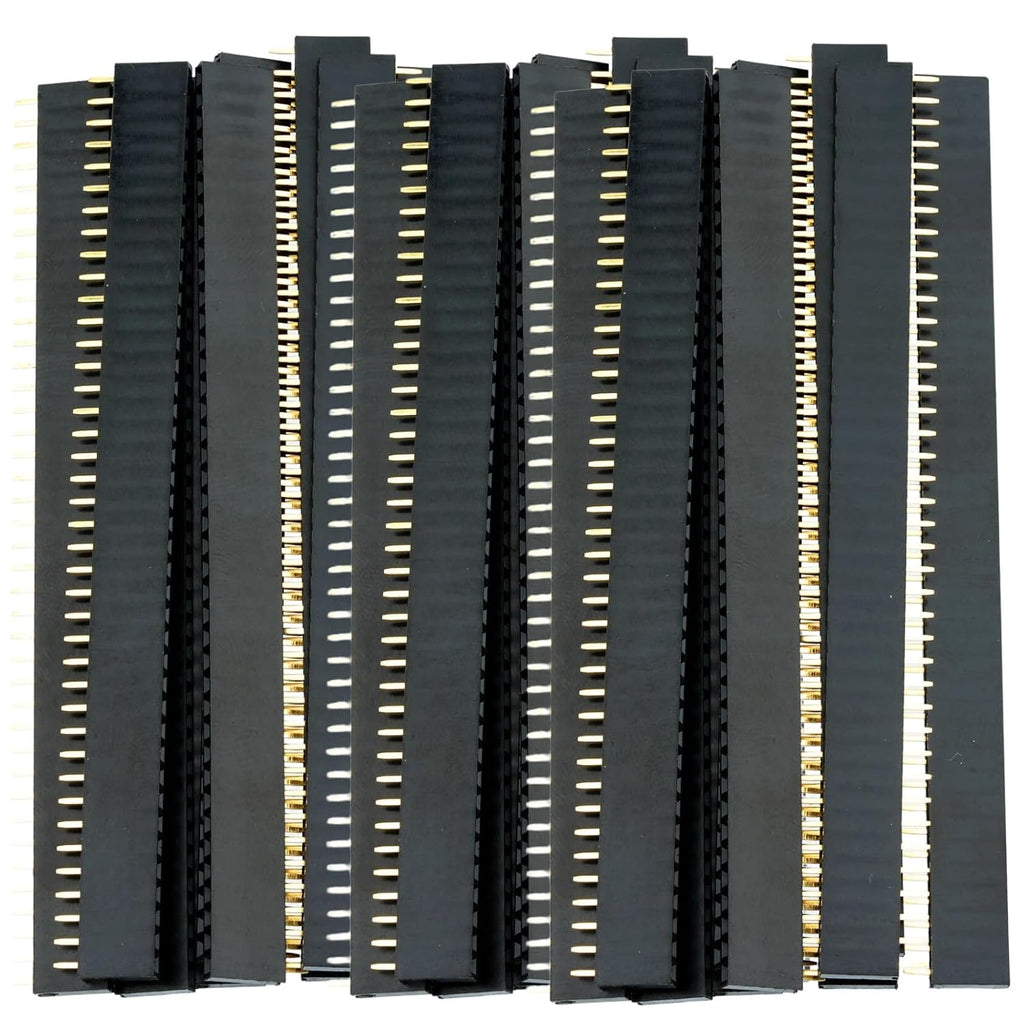 30 Pcs Female Header Pins 2.54 mm Pin Headers Connector for PCB Breadboard
