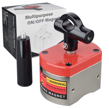 Welding Magnet Strong,Strong Magnetic Square Clamp Holder for Welding Kit, Tools,Supplies and Accessories,Switch