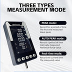 1000N/100Kg/220lb Digital Force Gauge, Large-Screen Push-Pull Meter with Data Output Function, 0.5% Accuracy
