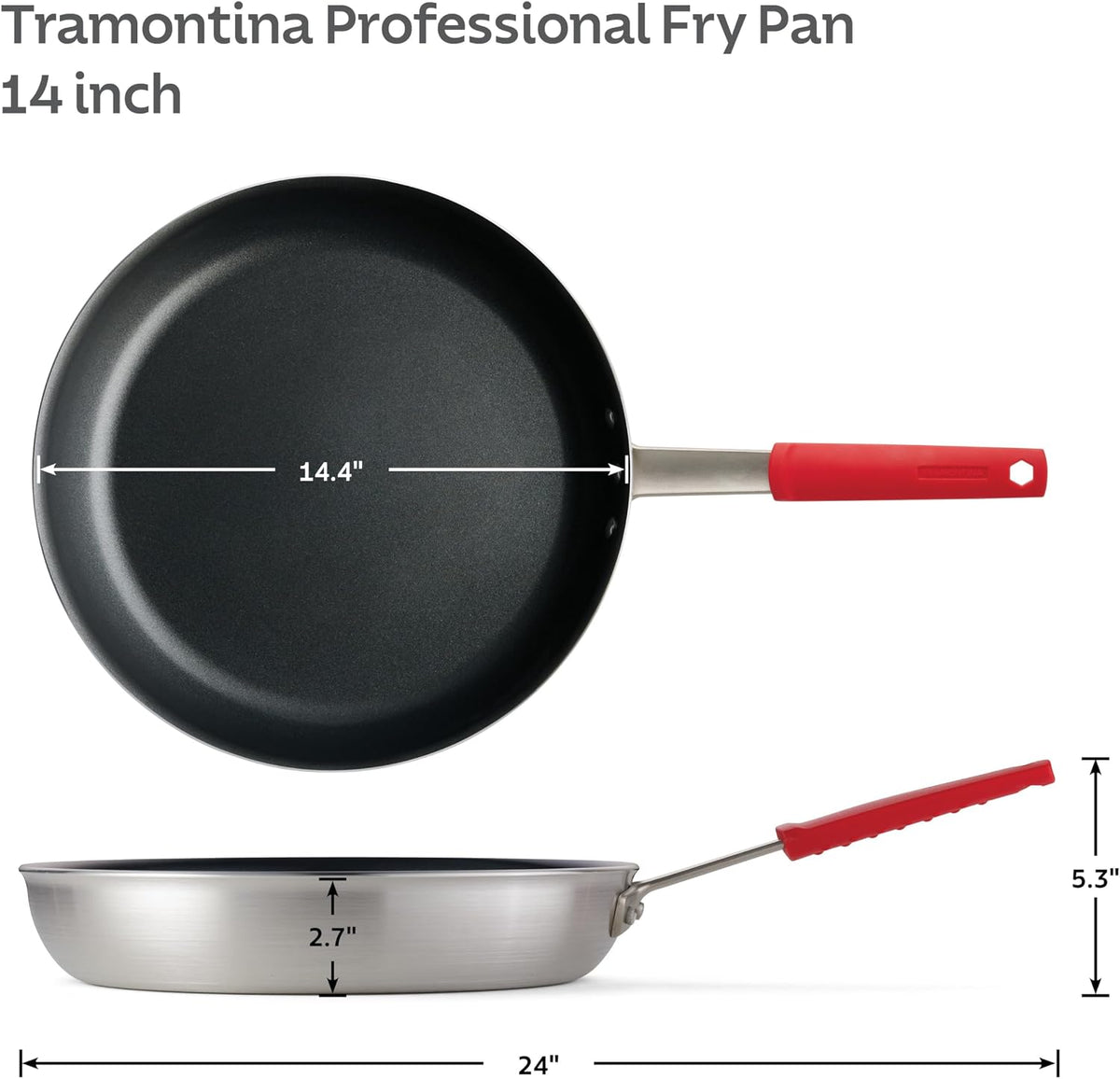 Professional 14-Inch Non Stick Extra Large Frying Pan