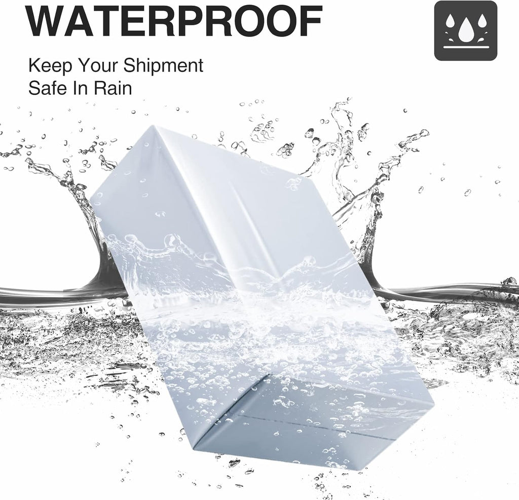 14.5x19 Poly Mailers White Shipping Bags Self-Sealing Waterproof and Tear-Proof 50 Pack