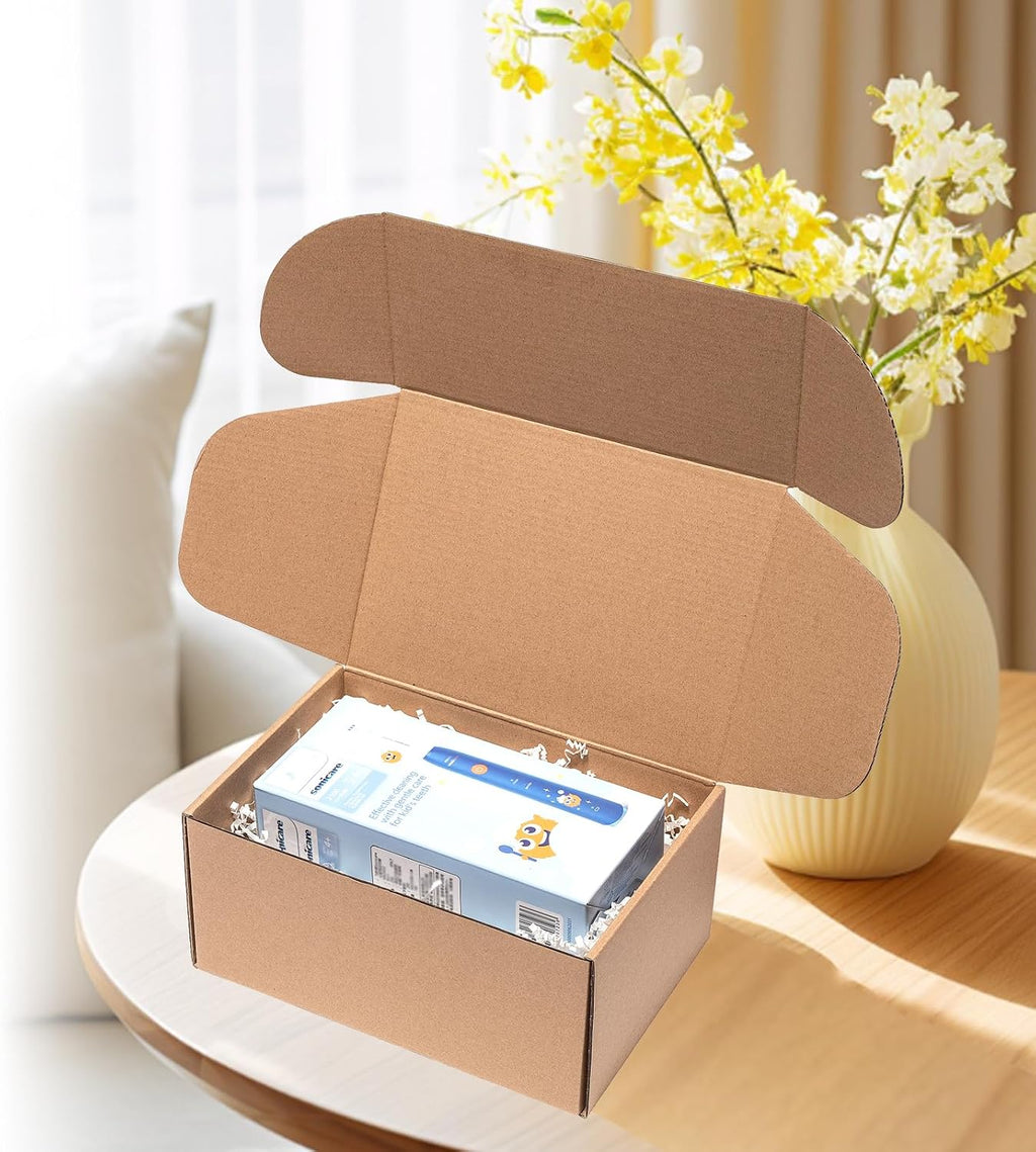 Brown Shipping Boxes 9x6x4" 30 Pack Corrugated Cardboard Mailers