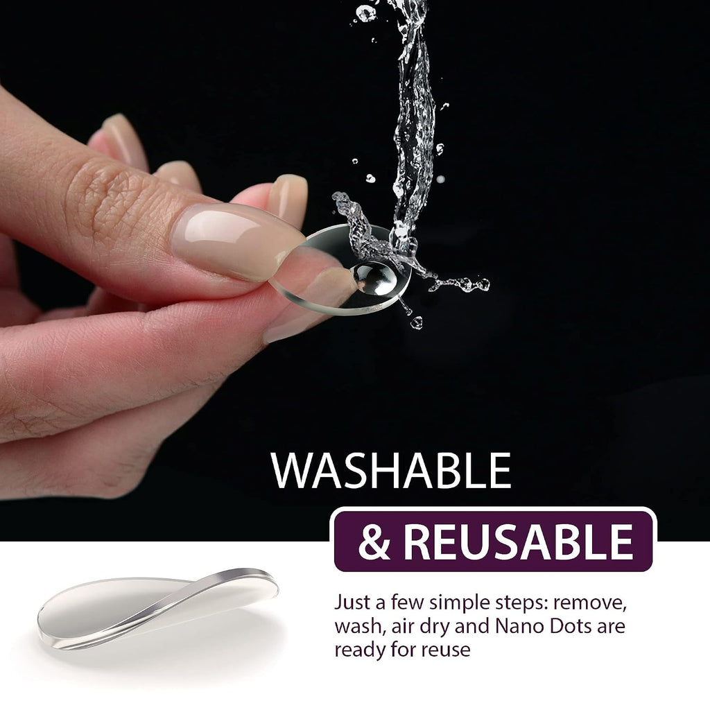 Double Sided Sticky Dots 100PCs, Clear, Removable
