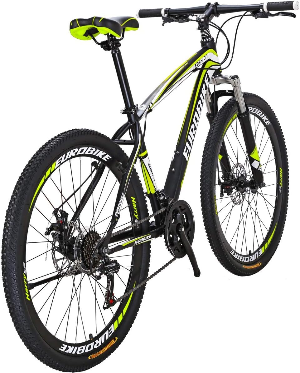 Mountain Bike,Mountain Bike for Mens,X1 21 Speed Bike,Mens Mountain Bike 27 inch Womens, Dual disc Brakes Bicycle