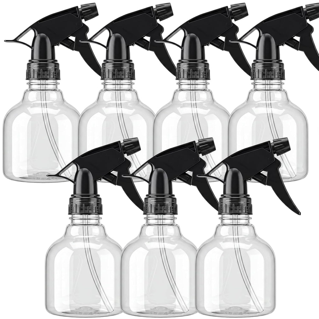 Spray Bottles 7pcs 8oz Empty Plastic Spray Bottle with Adjustable Nozzle for Hair and Cleaning Solutions Includes