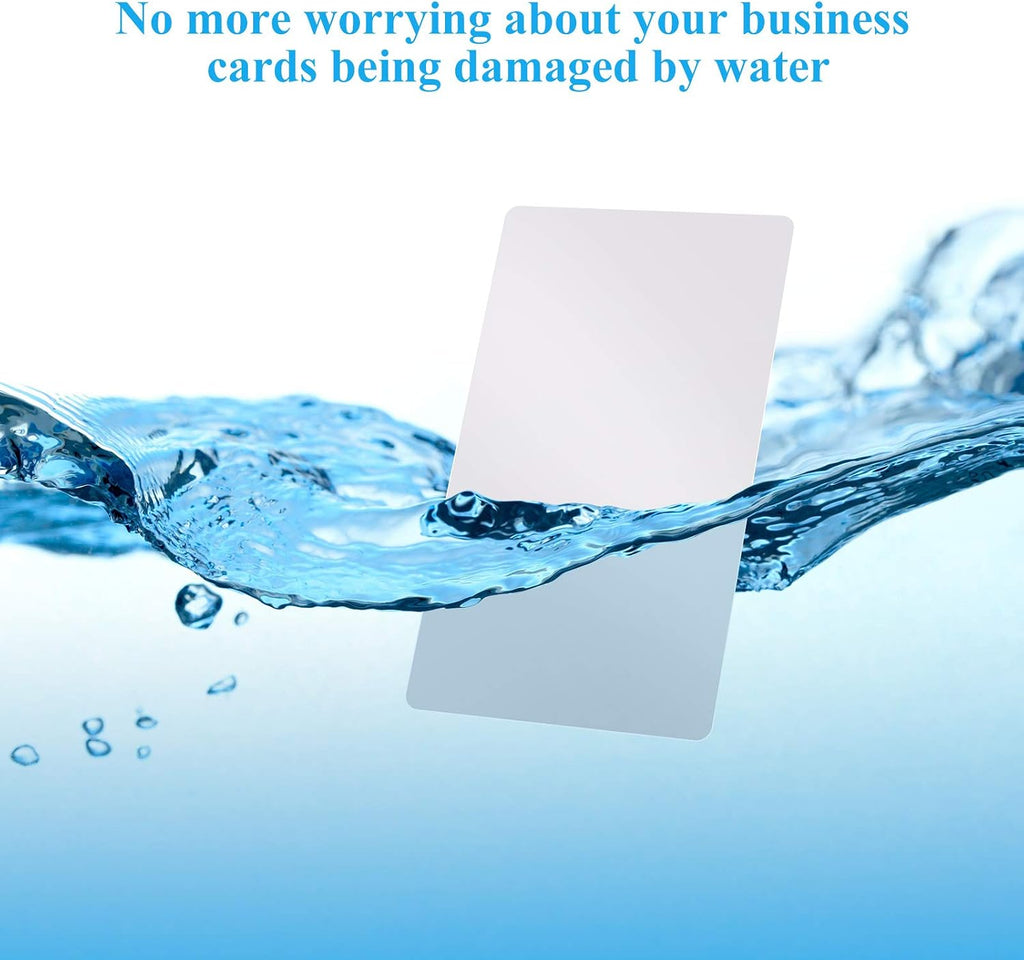 Metal Business Cards Sublimation Blanks, 0.45mm Aluminum, 100 Pieces