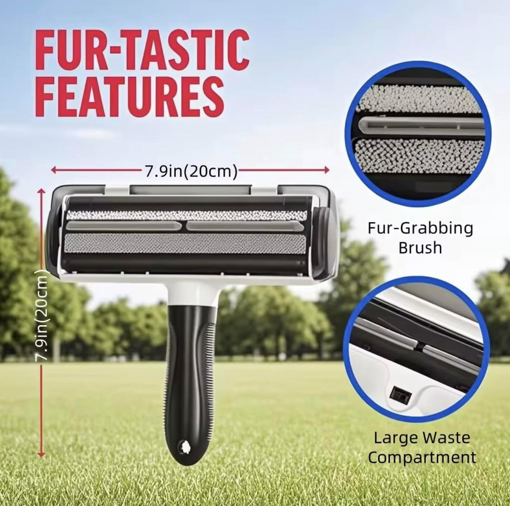 Navors Pet Hair Remover Roller, Reusable Self-Cleaning Pet Hair Roller for Dogs & Cats, Fur Remover for Couch