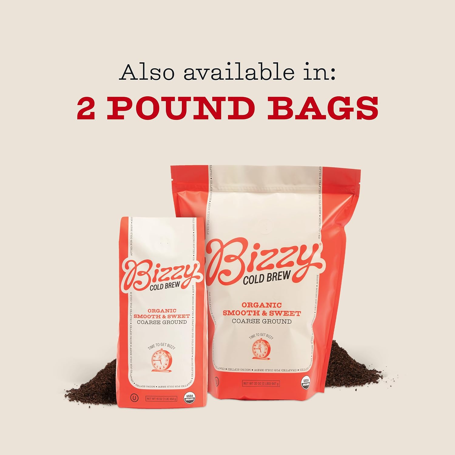 Organic Cold Brew Coffee | Smooth & Sweet Blend | Coarse Ground Coffee | Micro Sifted | Specialty Grade | 100%