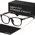 Reading Glasses for Women +2.0, Eyeglasses, Blue Light Readers for Women/Men, Computer Eye Glasses, Cheaters