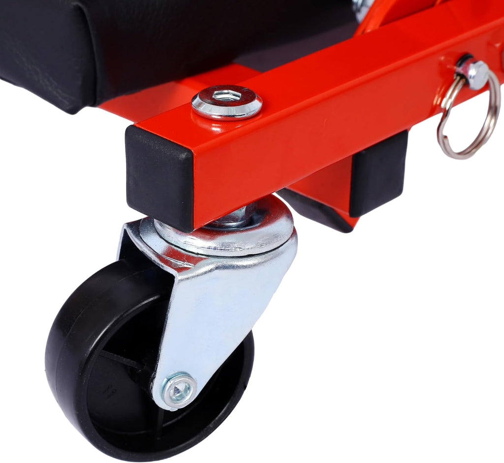 36" Z Creeper Seat – 2-in-1 Mechanic Creeper & Stool for Garage and Shop – 300 lbs Capacity, Low-Profile Rolling Seat