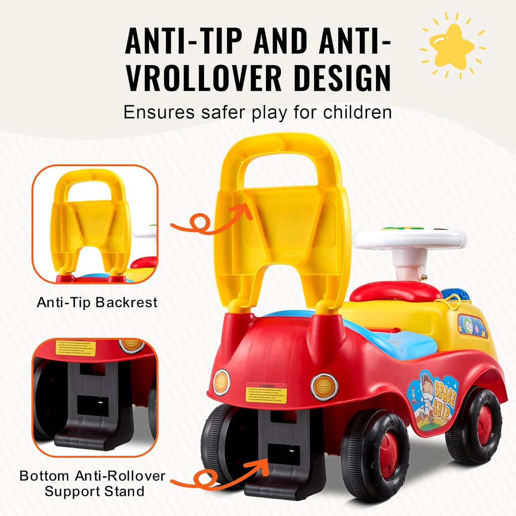Ride On Push Car for Toddlers, Ages 19+ Months, Ride Racer, Sit to Stand Toddler Ride On Toy, Kids Ride On Car with