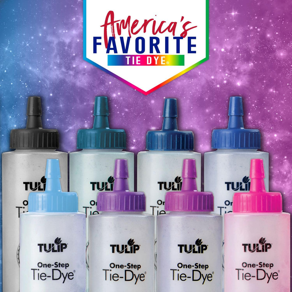 One-Step Tie-Dye Kit Celestial, Large Party Activity, Permanent Fabric Dye, Vibrant Galaxy Color Palette: Purple