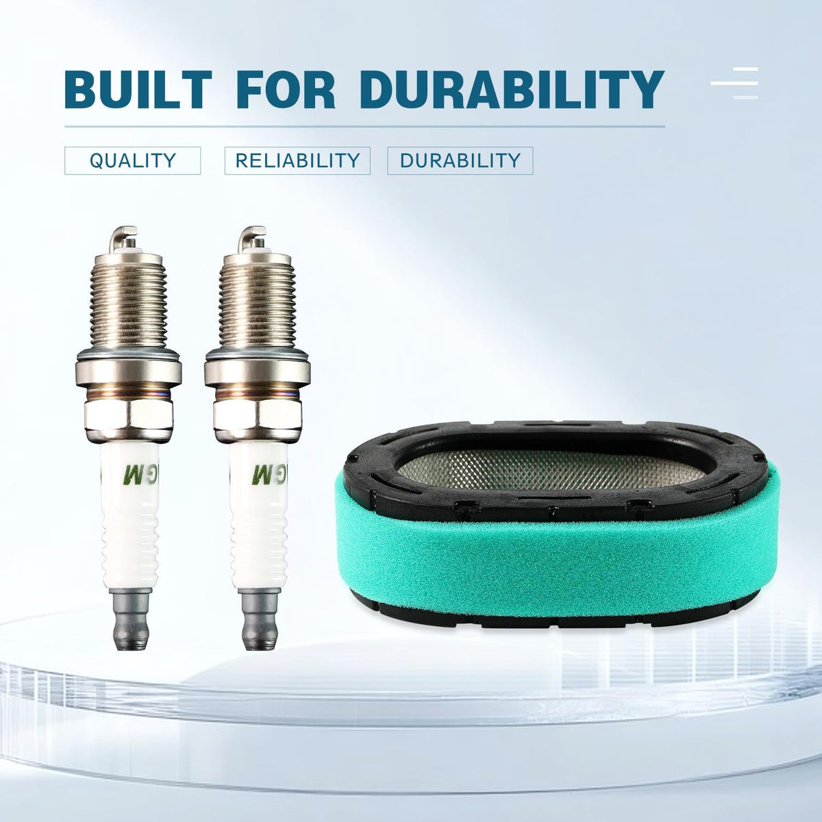Air Filter Fuel Filter Fuel Pump Compatible with Kohler 7000 Series KT610 KT620 KT715 KT725 KT730 KT735 KT740 KT745 19HP 20HP 21HP 22HP 23HP 24HP 25HP 26HP Engine MTD Lawn Mower 3208309-S 3208310-S