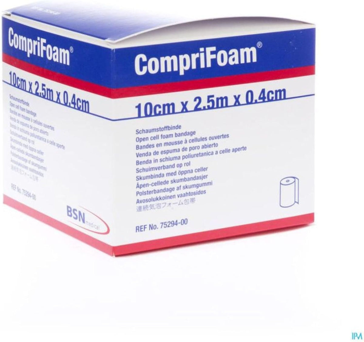 Comprifoam Foam Padding Bandage White 7529400, 1 Ct