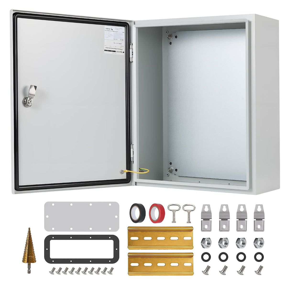20x16x8 NEMA 4X Electrical Enclosure Metal Outdoor Enclosure Box