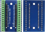 3 Set Nano V3.0 ATmega328P Module Microcontroller Board with Type-C Cable Compatible with Arduino + Nano Terminal Adapter Shield Expansion Board