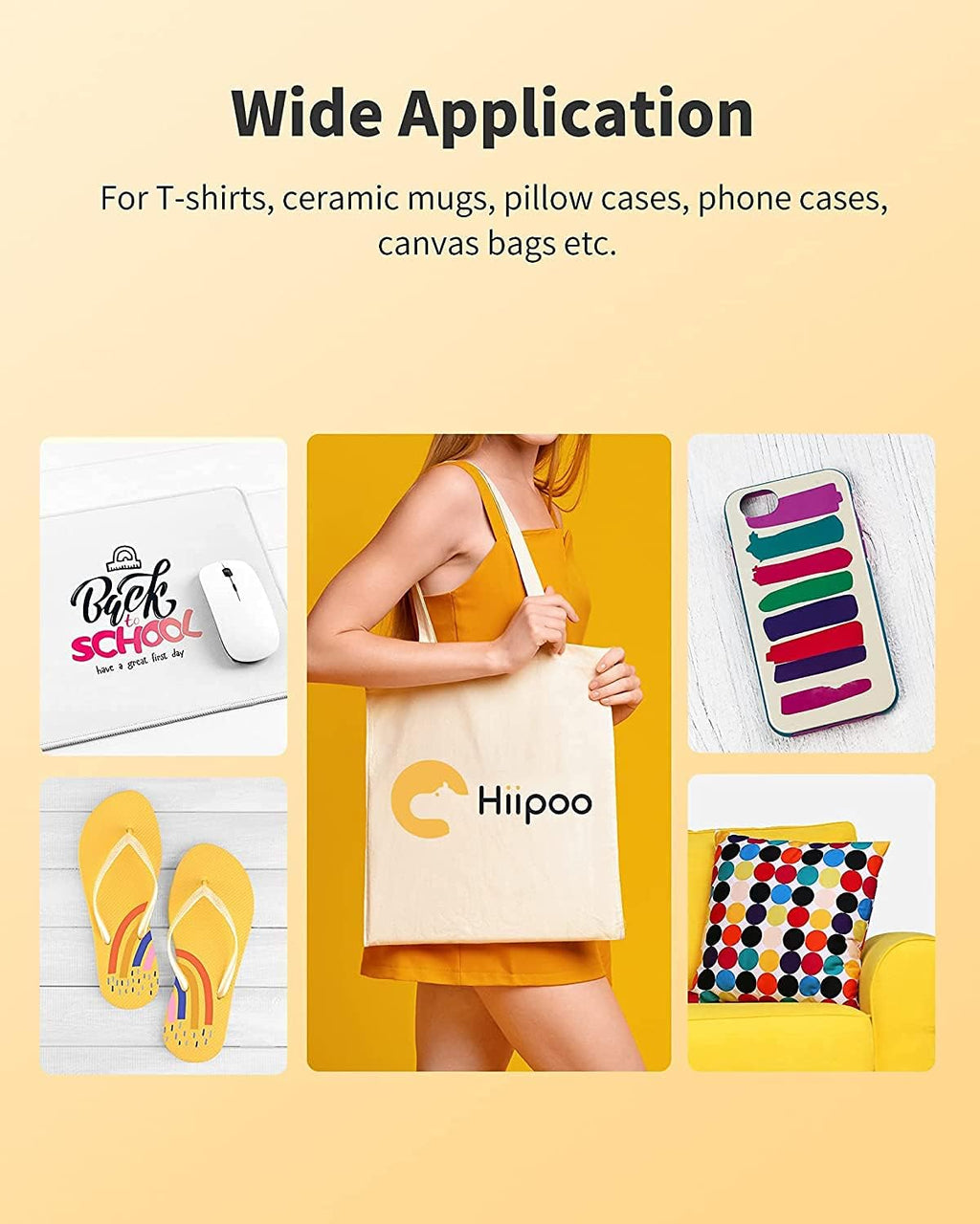 Sublimation Paper 8.5x11 Inch, Work with Sublimation Ink and E Sawgrass Inkjet Printers for Mugs T-Shirts Light