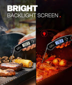 Wireless Meat Thermometer Digital, Smart Bluetooth Instant Read, Grey