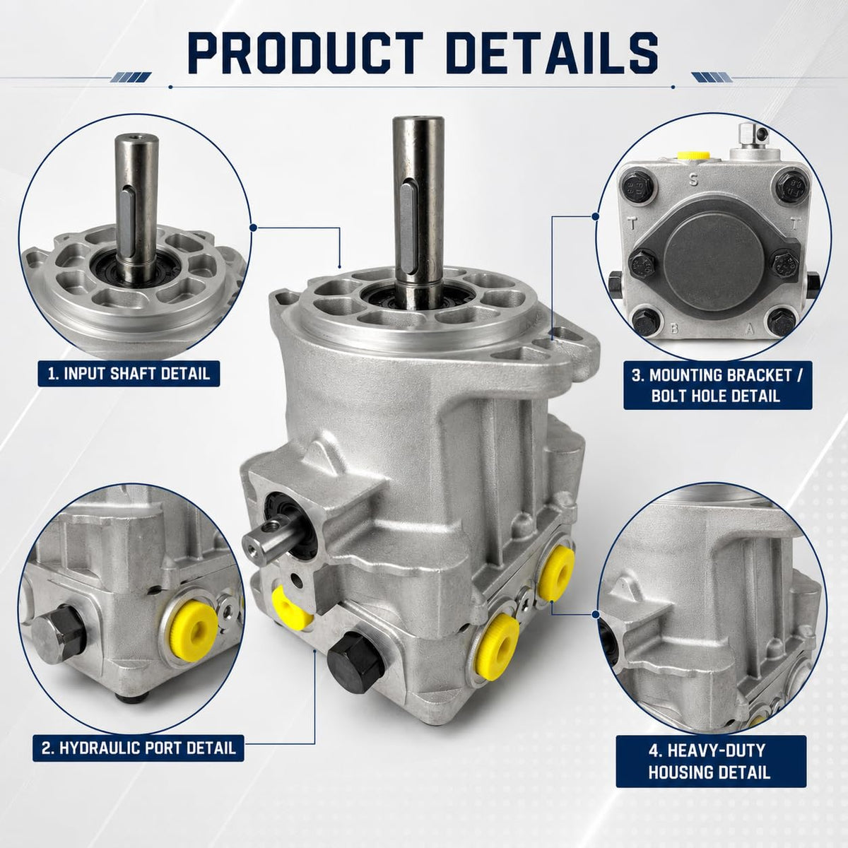 PK-BGAB-EY1X-XXXX Hydro Gear Replacement Pump for Toro Z500 Z Master