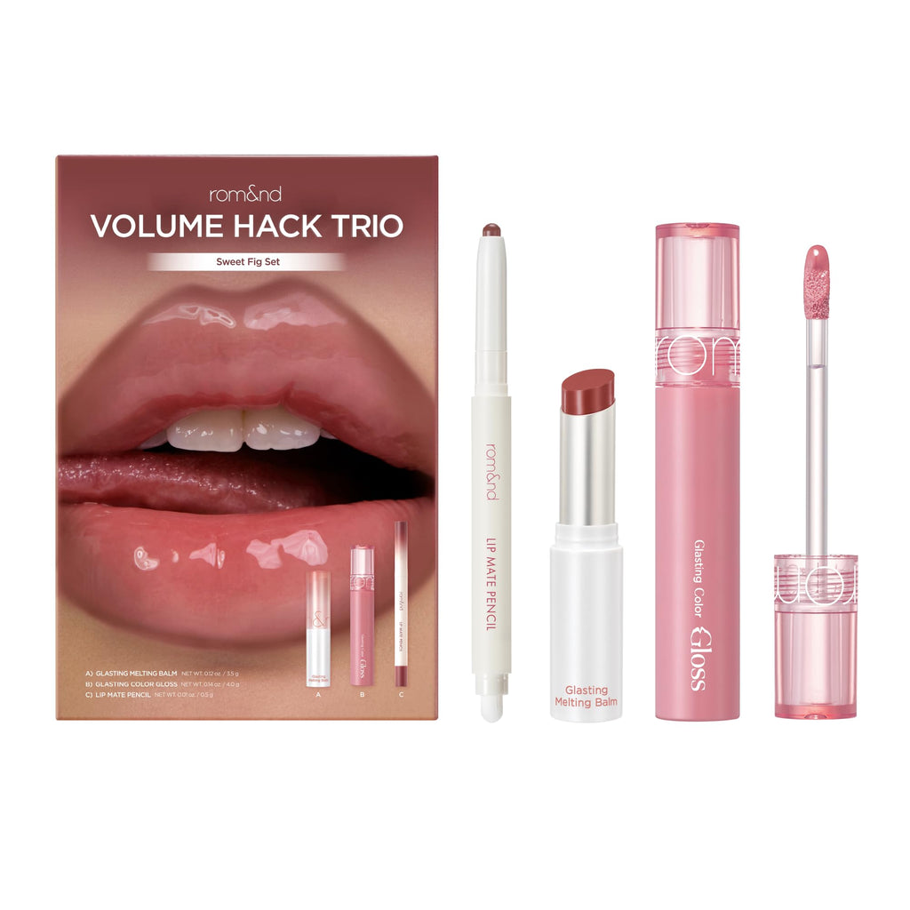 Volume Hack Trio | 3 Step Plumping Lip Kit | Sweet Fig Set