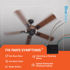 CBB61 5+5uF 4-Wire Ceiling Fan Capacitor 250V