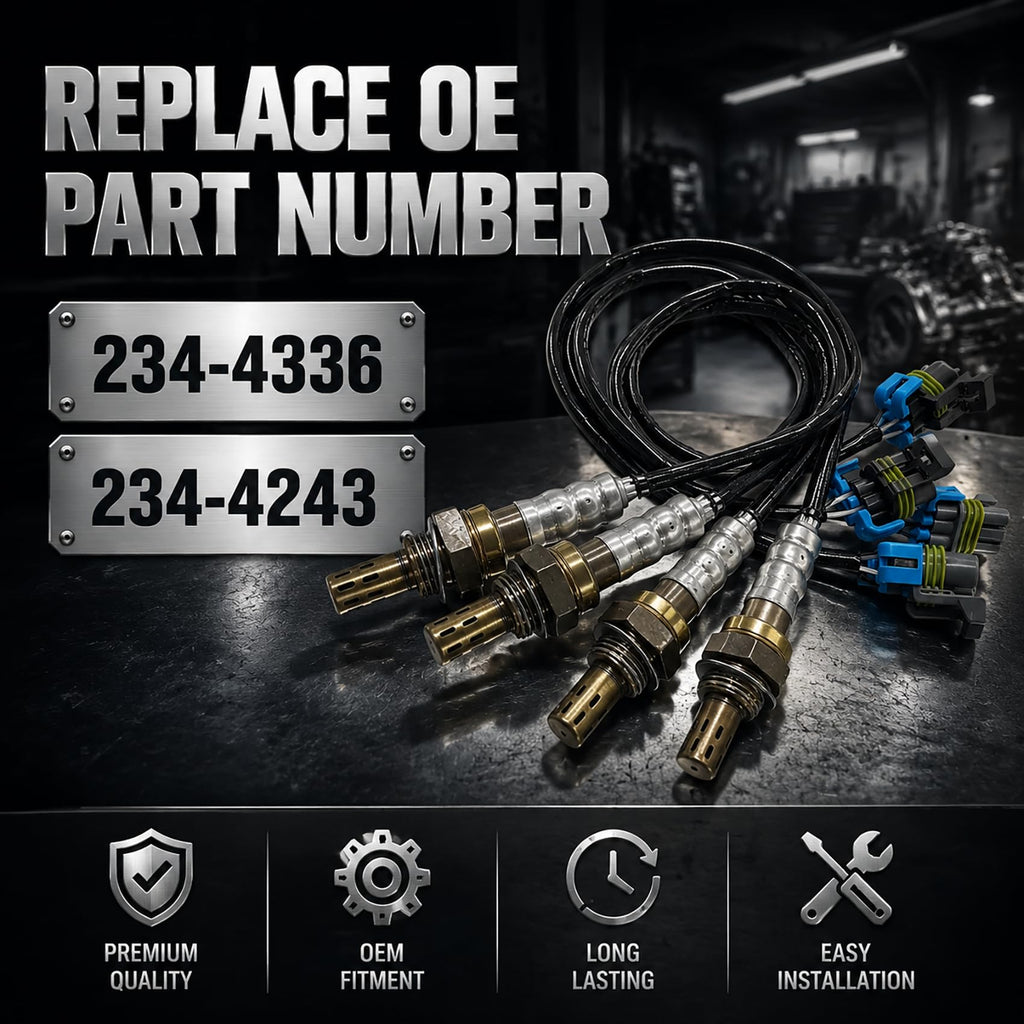 Oxygen Sensors for Chevrolet 1500 Express 4.3l 2 Pairs Upstream Downstream