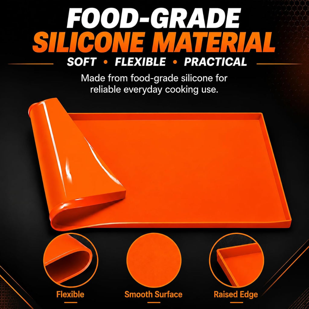 Silicone Griddle Mat for Member's Mark 4 Burner 36" Propane Gas Griddle with Cover, Reusable Griddle Cover Mat for