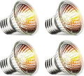 Turtle Reptile Heat Lamp Bulb 50W 120V,4Pcs Heat Bulb | UVA Reptile Light for Turtle Tank,Fits Reptiles and Amphibian
