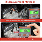 Digital Tachometer with Hour Meter, Inductive RPM Gauge