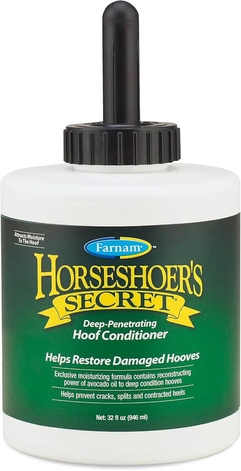 Horseshoer's Secret Deep-Penetrating Hoof Oil for Horses, 32 Oz