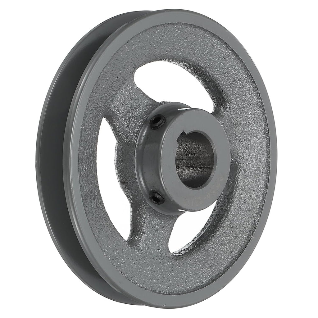 uxcell AK54-15/16 V-Belt Sheave 15/16"Bore 5.25"OD Single Groove Web Sheave