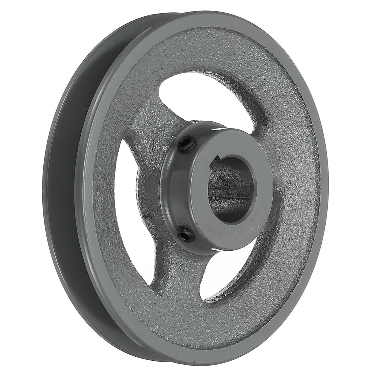 uxcell AK54-15/16 V-Belt Sheave 15/16"Bore 5.25"OD Single Groove Web Sheave