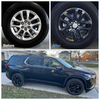 4-Pack Wheel Skins Compatible for 2018-2023 Chevy Traverse