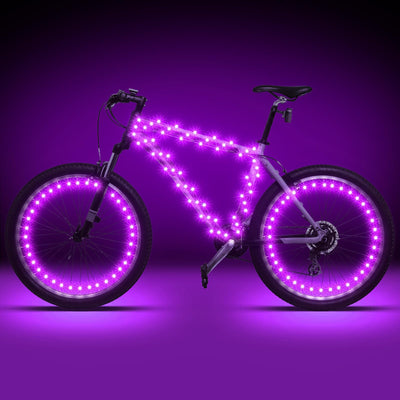 3 Pcs LED Bike Lights for Night Riding Bicycle Wheel and Frame Lights Battery Powered Bike Accessories Gifts for