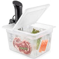 12QT Sous Vide Container BPA-Free with Reinforced Hinged Lid