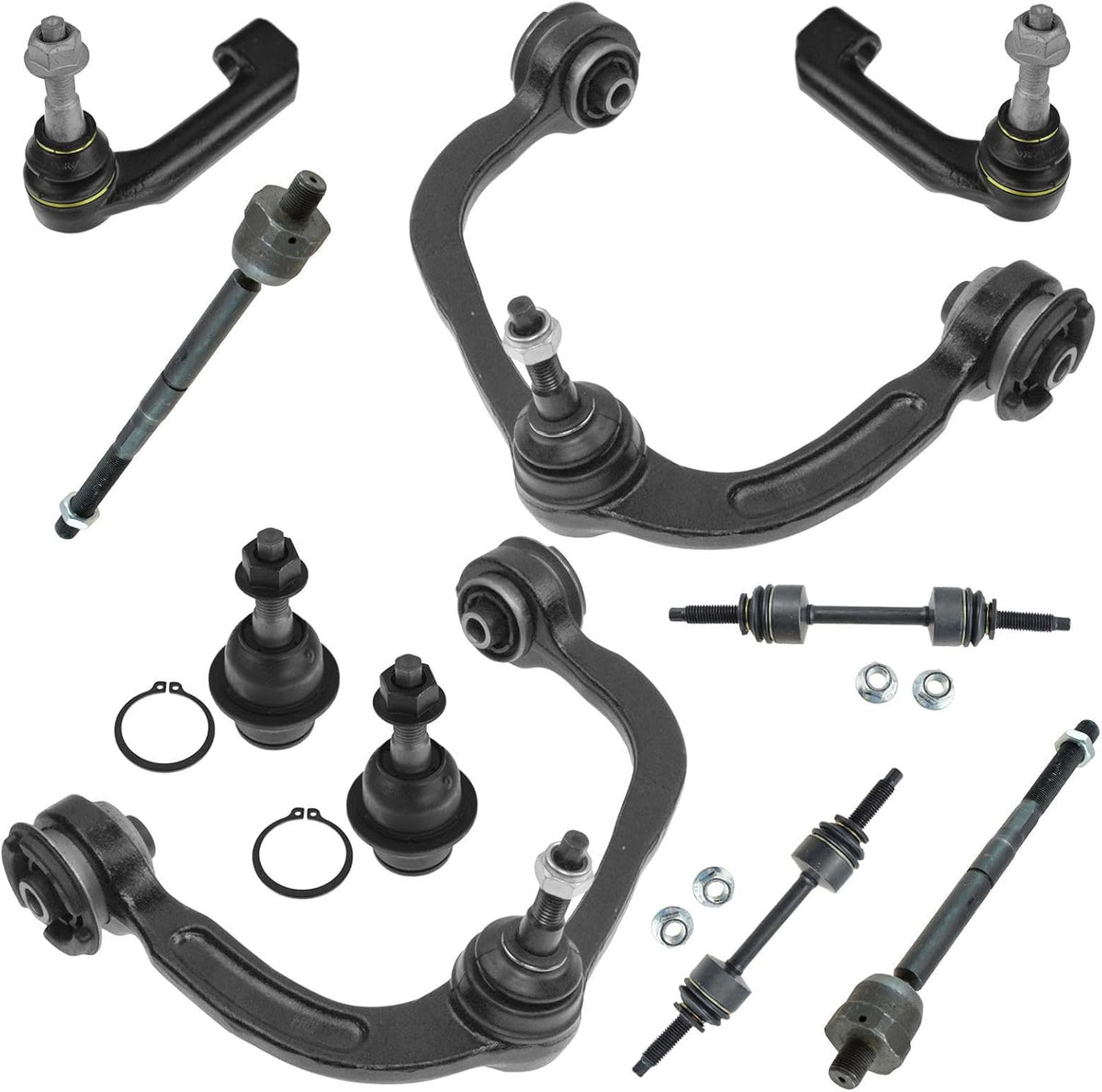 TRQ Front Steering & Suspension Kit Ball Joint Control Arm with Ball Joint
