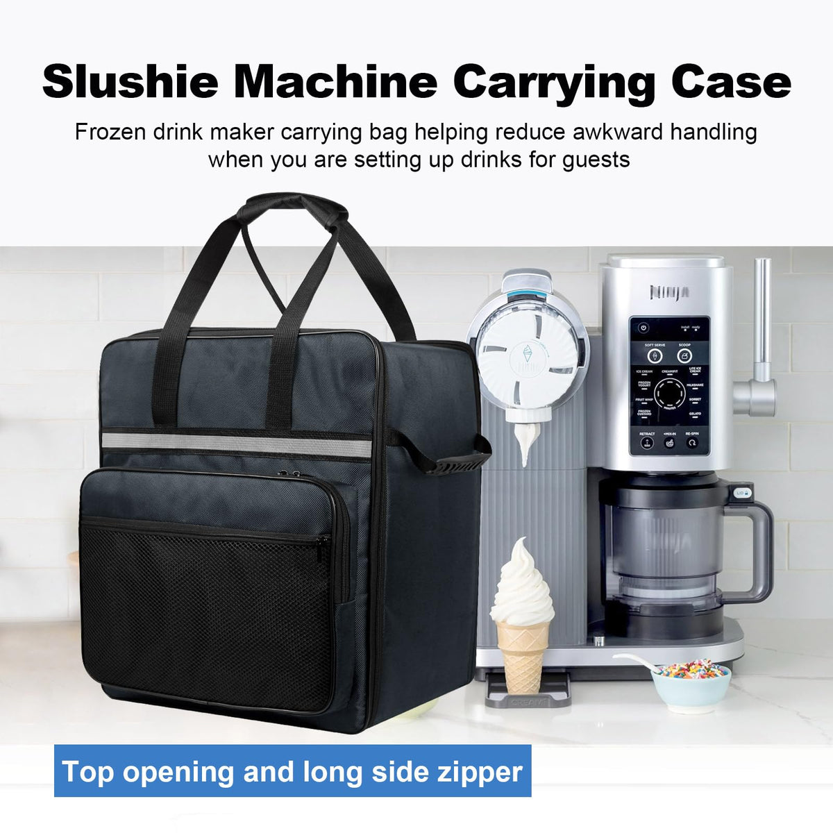 Carrying Case Fit for Ninja CREAMi NC701 /NC701BR/NC701BL Slushie Machine