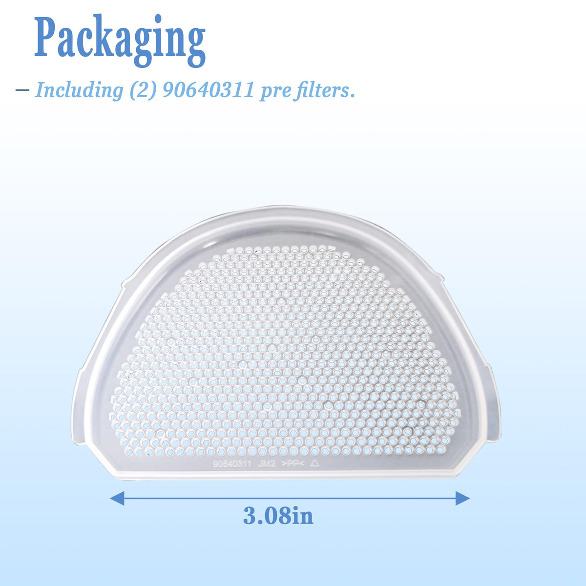 90640311 Vacuum Pre-filter Replacement For Black & Decker Vacuum 2Pcs