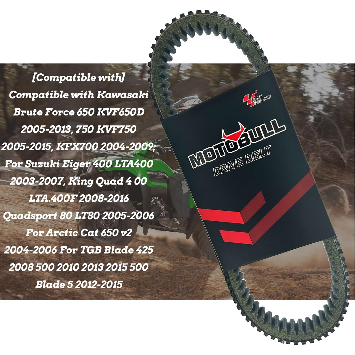 Drive Belt 59011-0003 Compatible with Kawasaki Brute Force 650 750 KRF750 Prairie 360 Kawasaki Teryx 750 59011-0019