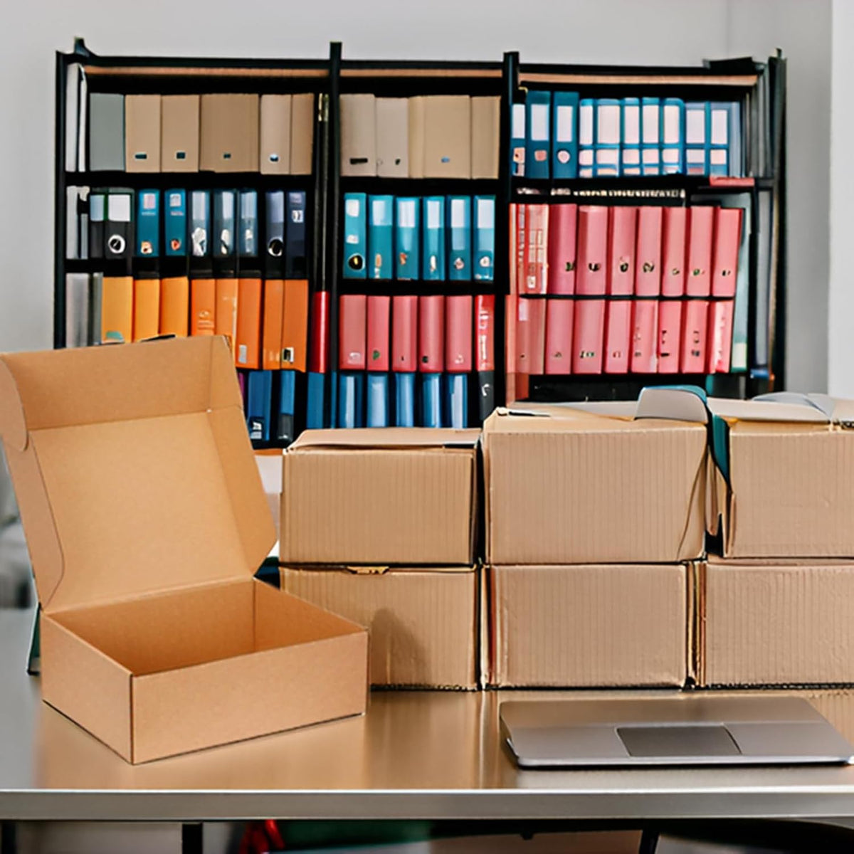 Kraft Brown Shipping Boxes 12x9x4 Inches, 20 Pack